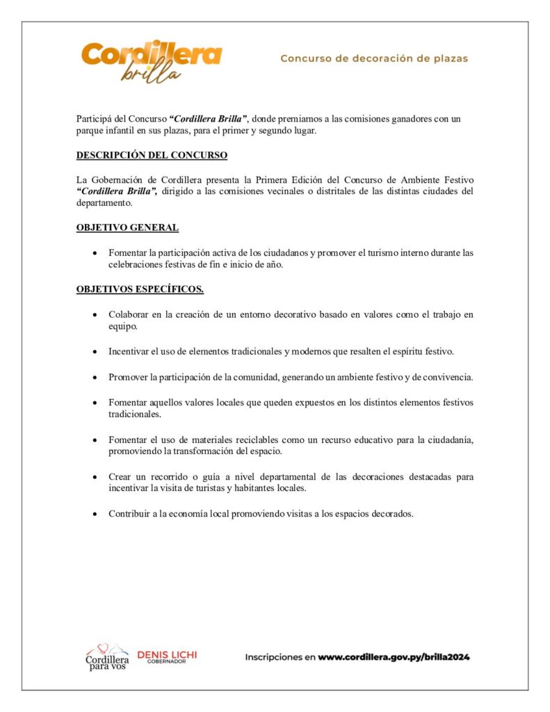 thumbnail of Cordillera Brilla – Bases y condiciones